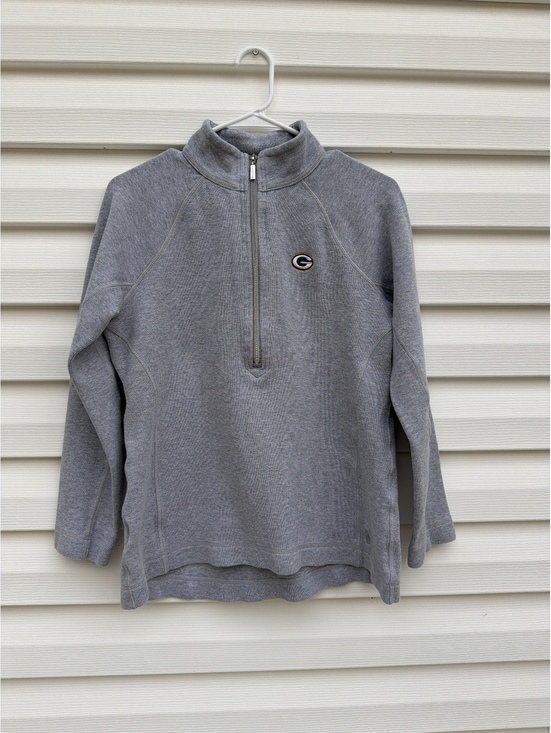 Tommy Bahama Sweaters - Tommy Bahama Green Bay Packers Women’s Size M Gray 1/4 Zip Pullover